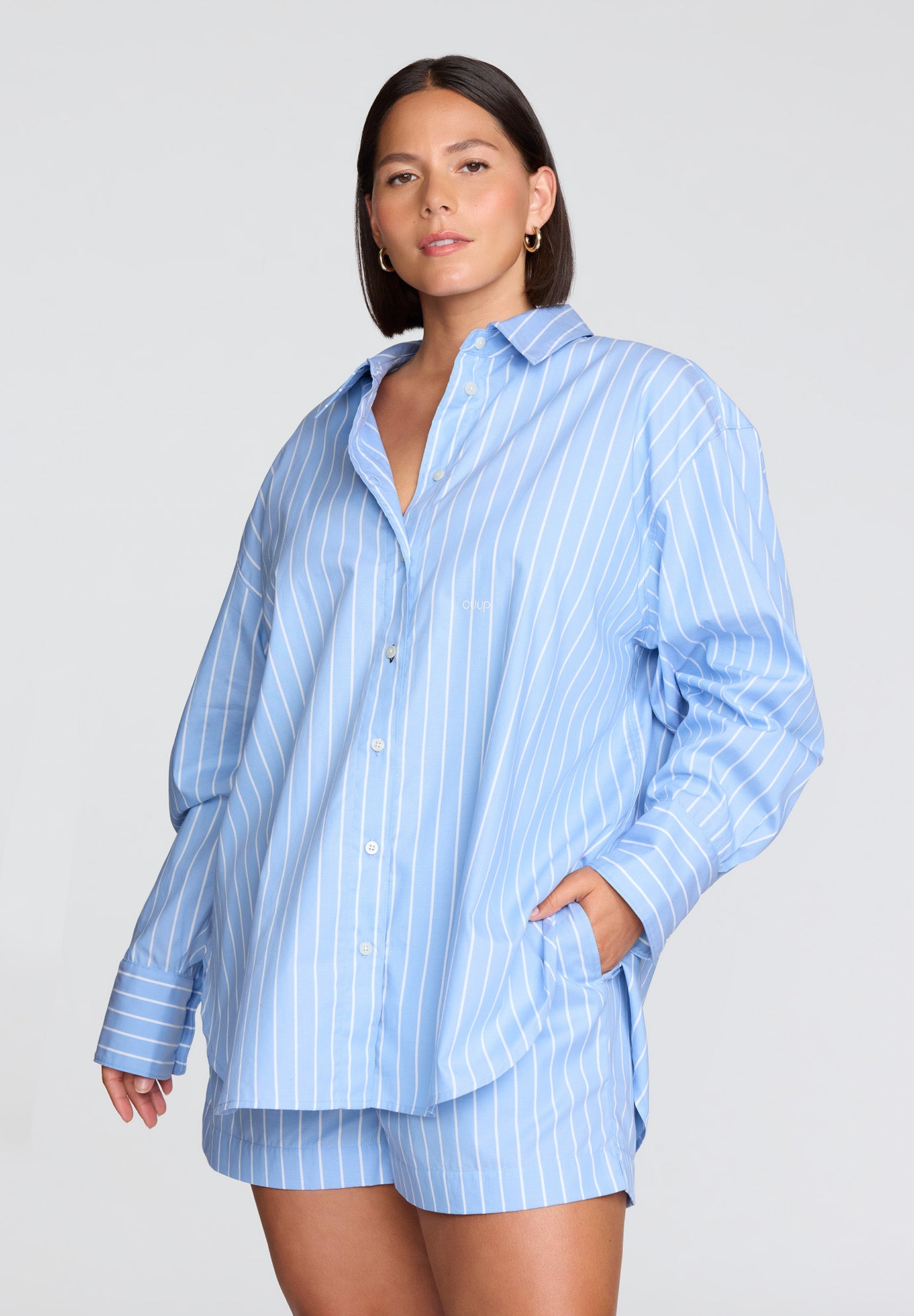 The Oversized Shirt- Cotton image number 1