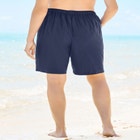 Taslon&reg; Cover Up Board Shorts with Built-In Brief image number null