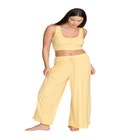The Drawstring Pant - Modal Silk Rib image number null