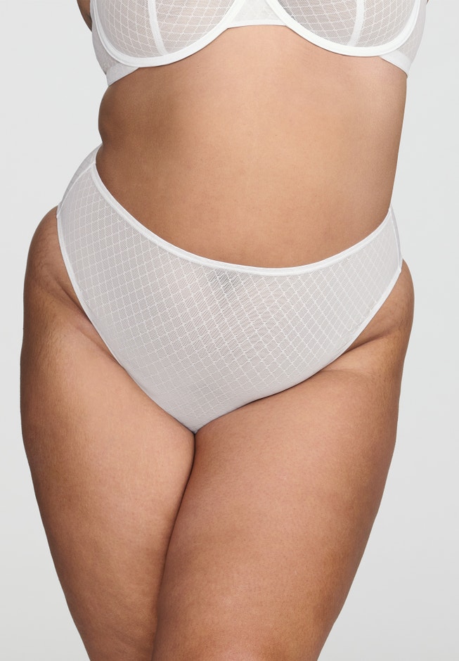 The Highwaist- Trellis Lace image number null
