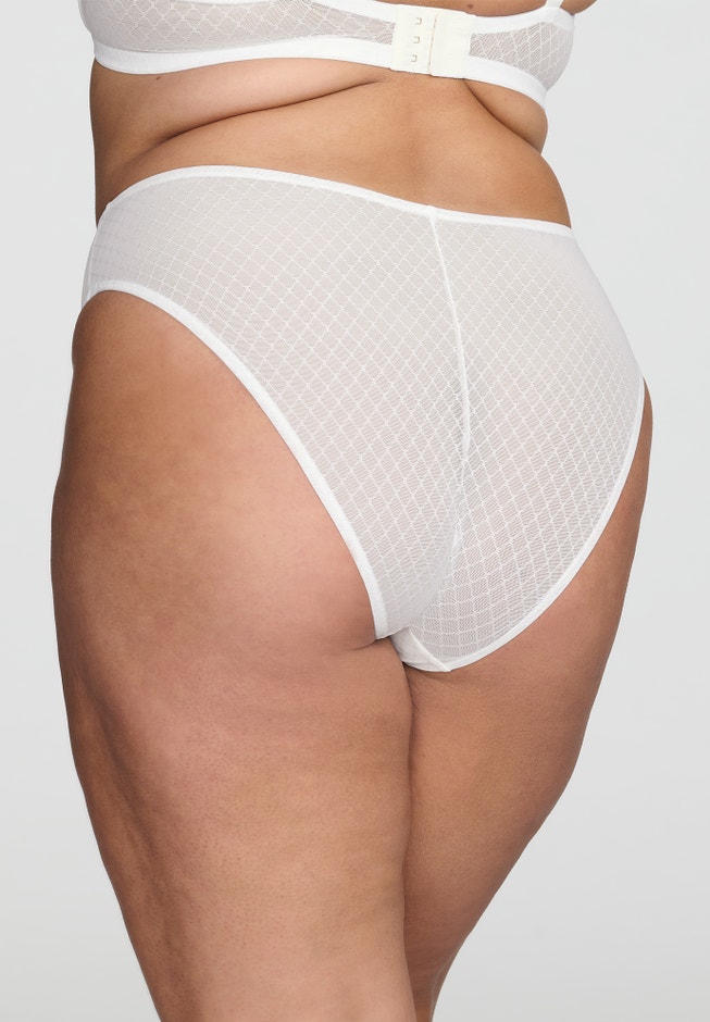 The Highwaist- Trellis Lace image number null
