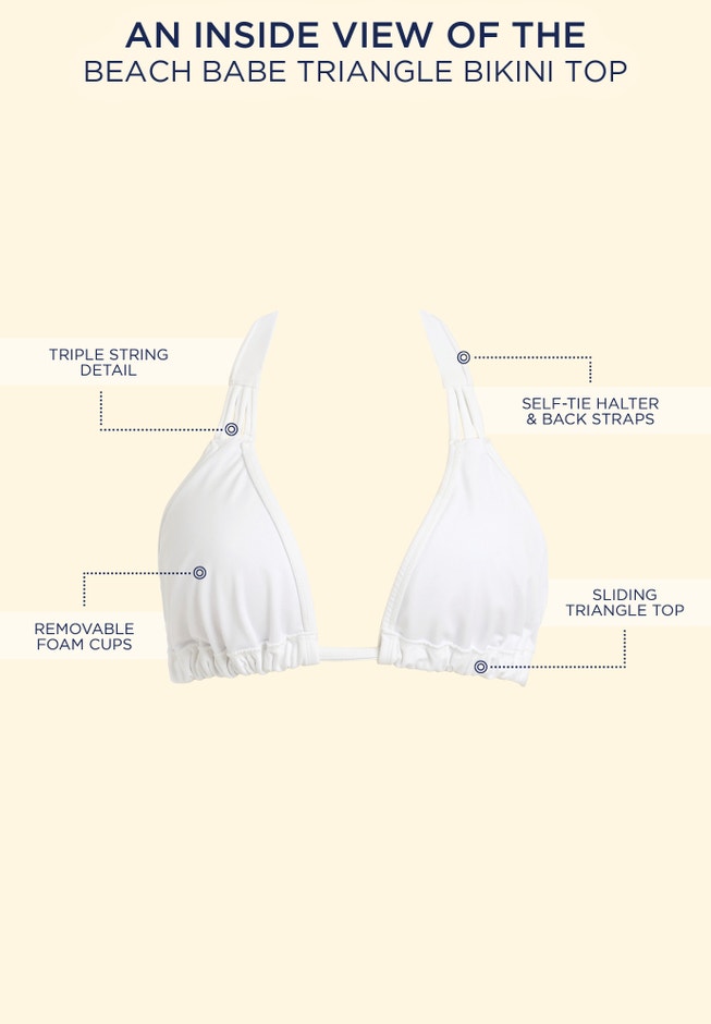 Beach Babe Triangle Bikini Top image number 3