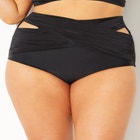 Crisscross Wrap Bikini Bottom image number null