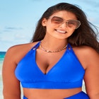 Loop Strap Halter Bikini Top image number null