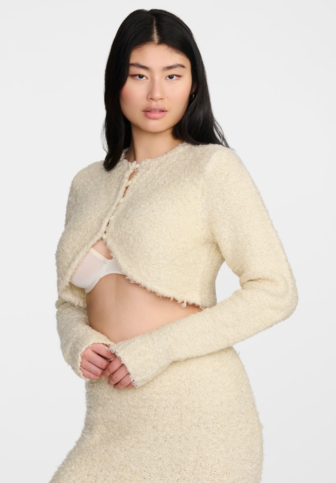 The Baby Cardigan- Boucle image number 1