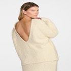 The Open-Back Sweater- Boucle image number null