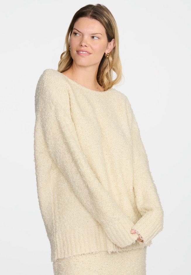 The Open-Back Sweater- Boucle image number 1