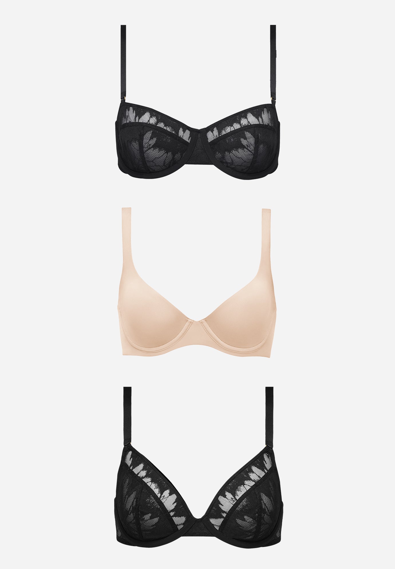 The Plunge- Floral Lace image number 7