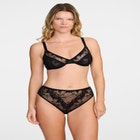 The Highwaist- Floral Lace image number null