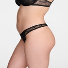 The Thong- Floral Lace image number null