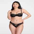 The Thong- Floral Lace image number null