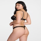 The Thong- Floral Lace image number null