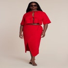Relaxed Tie Front Linen Top image number null