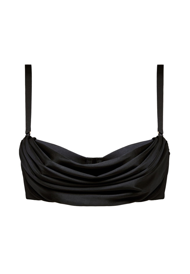The Balconette - Draped Satin image number 1