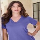 Plus Size Cotton Ultimate V-Neck Tee image number null