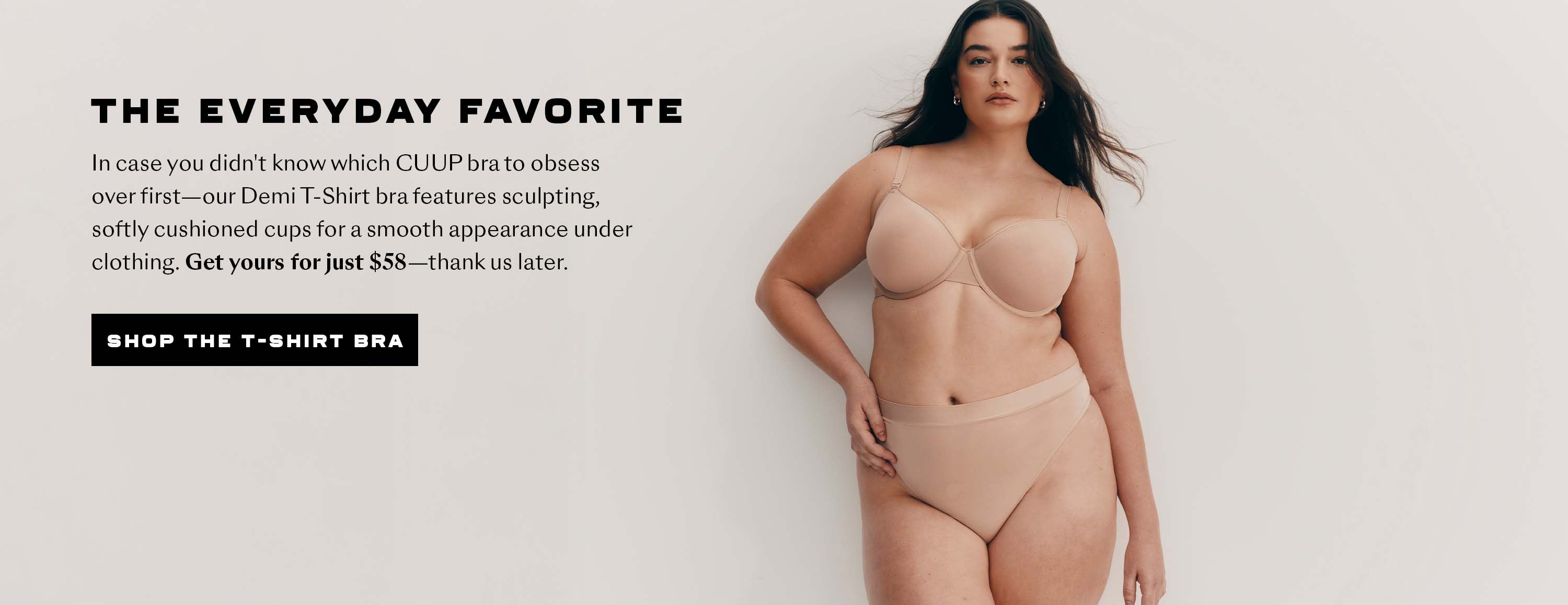 DEMI T-SHIRT BRA