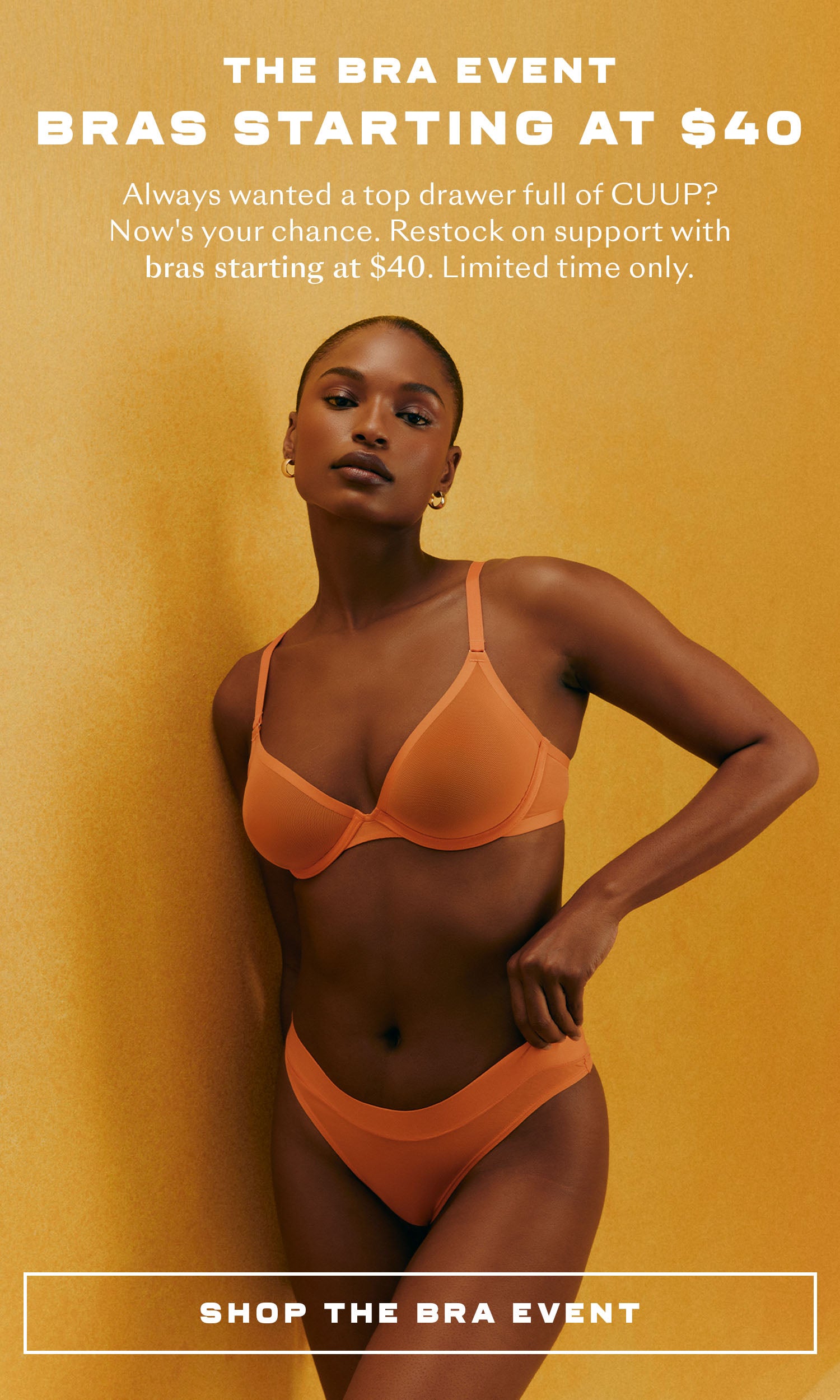 BRAS STARTING AT $40