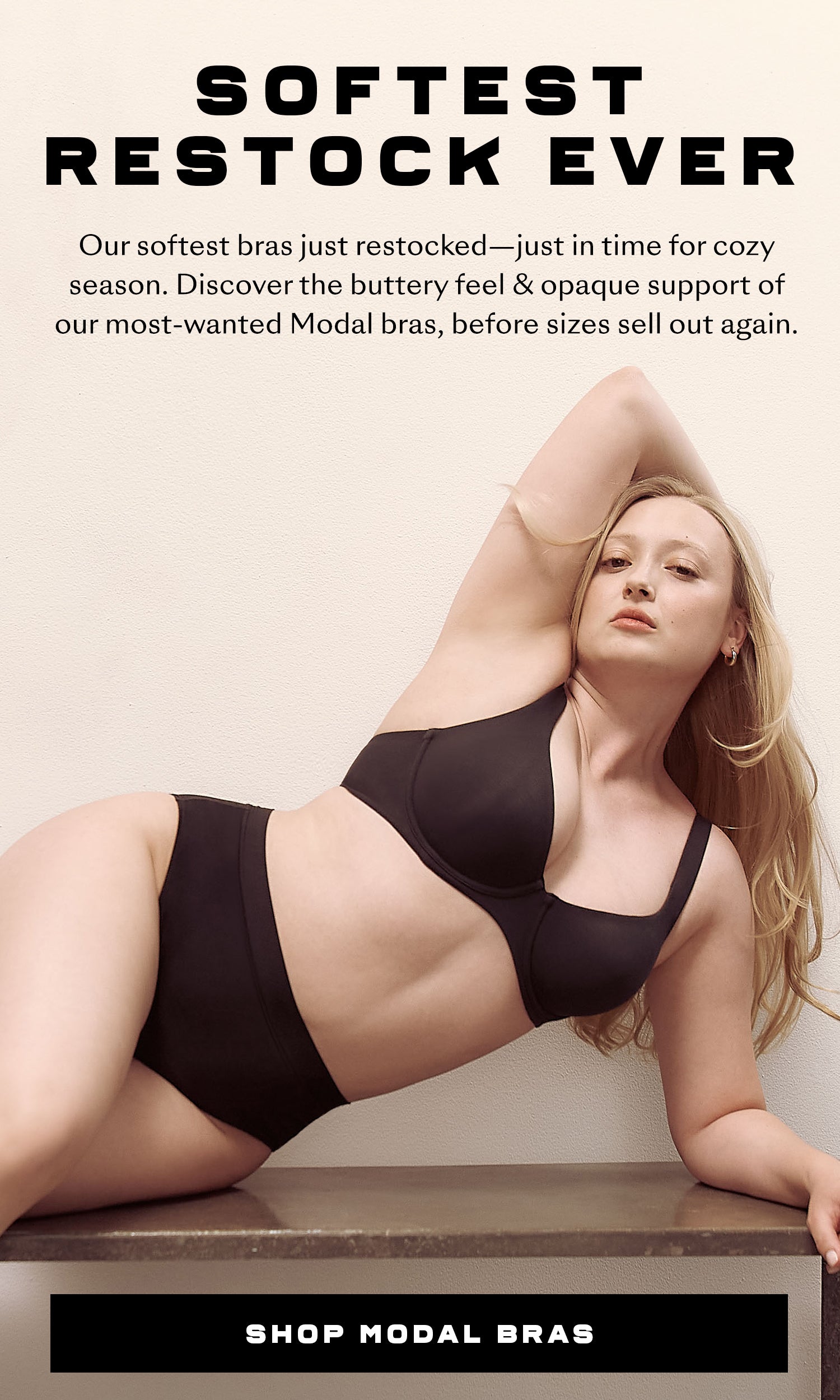 Modal Bra Restock