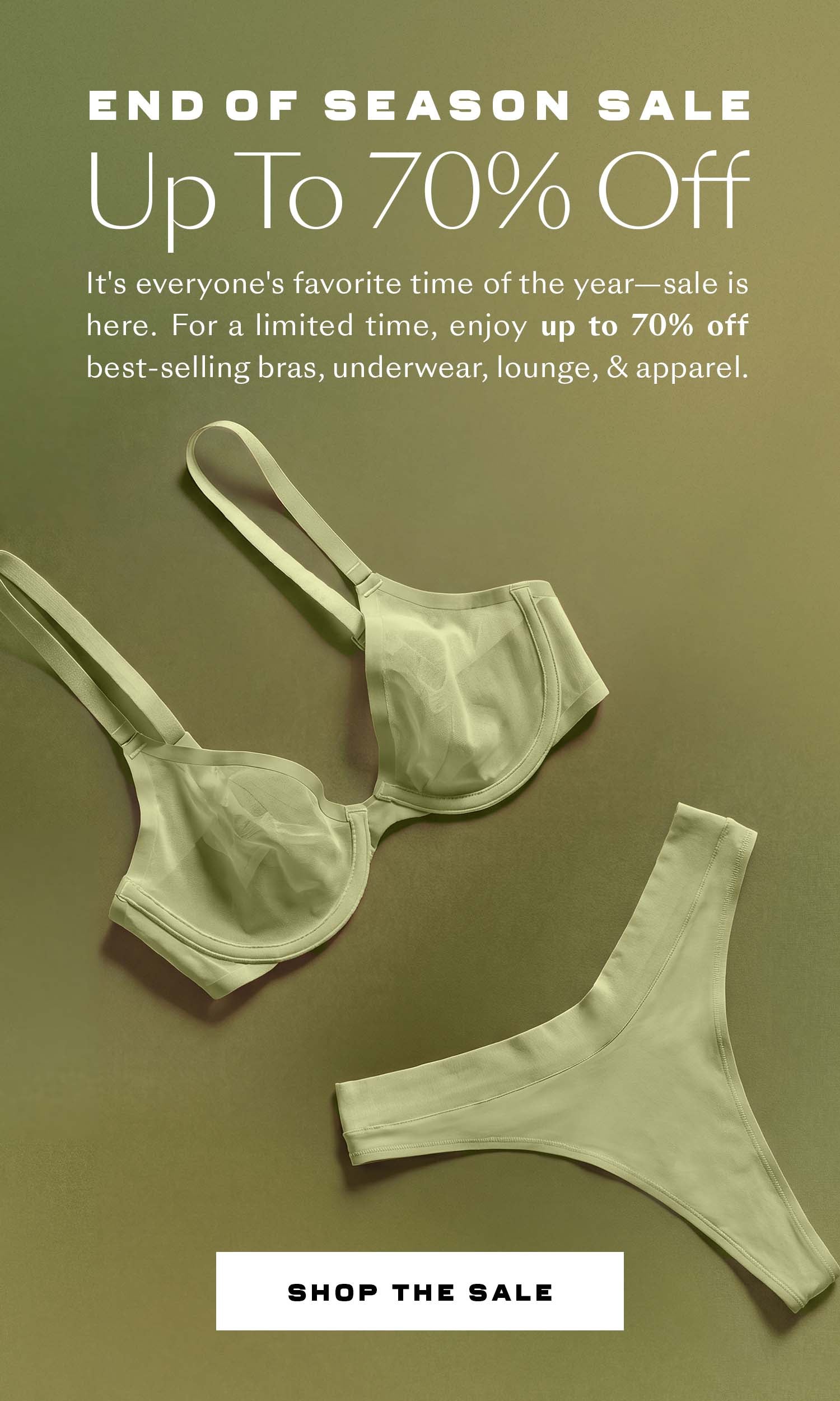END OF SEASON SALE