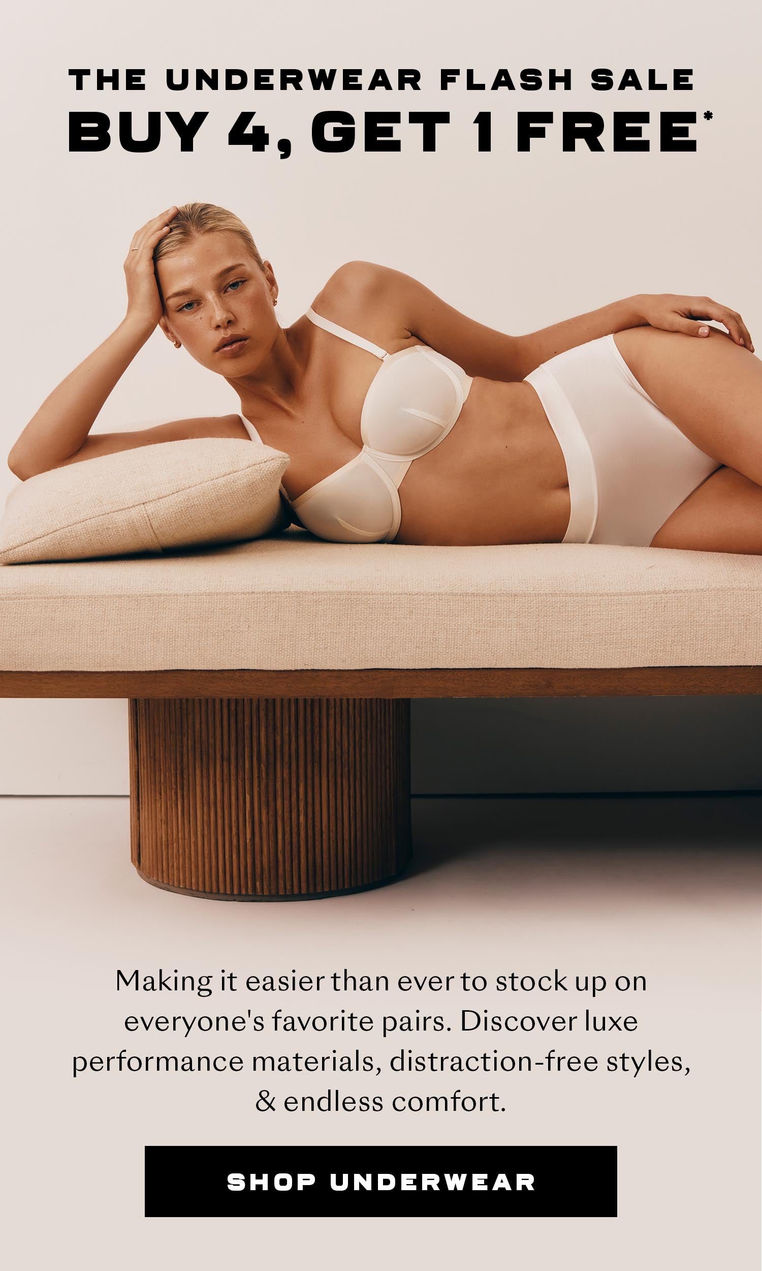 BUY 4, GET 1 FREE UNDERWEAR
